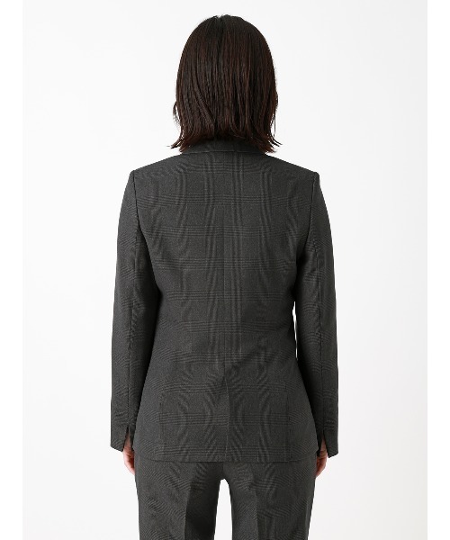 SUIT SQUARE(スーツスクエア)の「テーラードジャケット/ウォッシャブル/ストレッチ/グレンチェック/Suit Buffet(テーラードジャケット・レディース・チャコールグレー/ネイビー・36/38/40/42)」の15枚目の写真