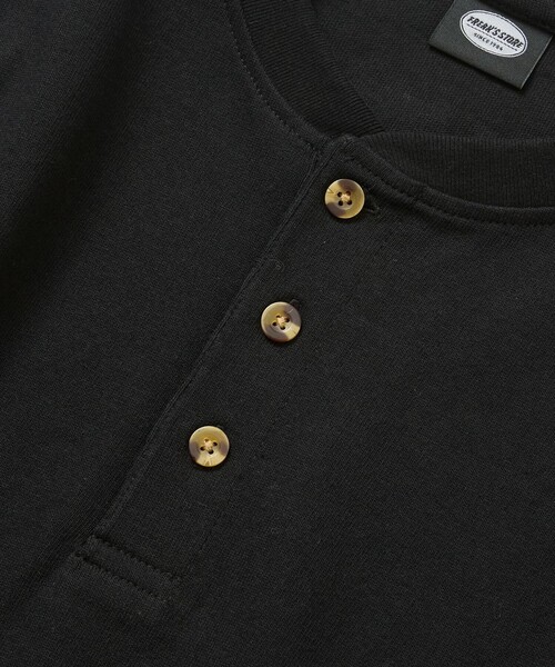 FREAK'S STORE(フリークスストア)の「限定展開 9オンス Heavyweight ビッグシルエット ヘンリーネック ロングスリーブTシャツ/ヘビーウェイト/ロンTEE(Tシャツ/カットソー・メンズ・ブラック/アッシュグレー/ホワイト/スミクロ・LARGE/SMALL/MEDIUM)」の13枚目の写真