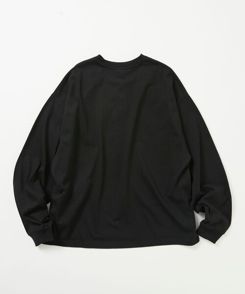 FREAK'S STORE(フリークスストア)の「限定展開 9オンス Heavyweight ビッグシルエット ヘンリーネック ロングスリーブTシャツ/ヘビーウェイト/ロンTEE(Tシャツ/カットソー・メンズ・ブラック/アッシュグレー/ホワイト/スミクロ・LARGE/SMALL/MEDIUM)」の17枚目の写真