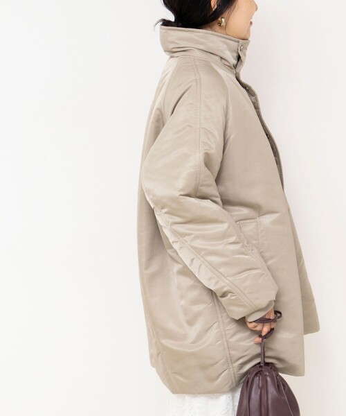 NOLLEY’S Sophi(ノーリーズソフィ)の「【upper hights/アッパーハイツ】THE U-BENCH CORE(ナイロンジャケット・レディース・ダークブラウン/グレイッシュベージュ・38)」の21枚目の写真