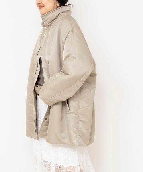 NOLLEY’S Sophi(ノーリーズソフィ)の「【upper hights/アッパーハイツ】THE U-BENCH CORE(ナイロンジャケット・レディース・ダークブラウン/グレイッシュベージュ・38)」の22枚目の写真