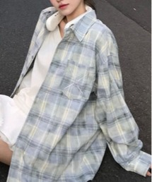 ビックシルエットアソート柄シャツ