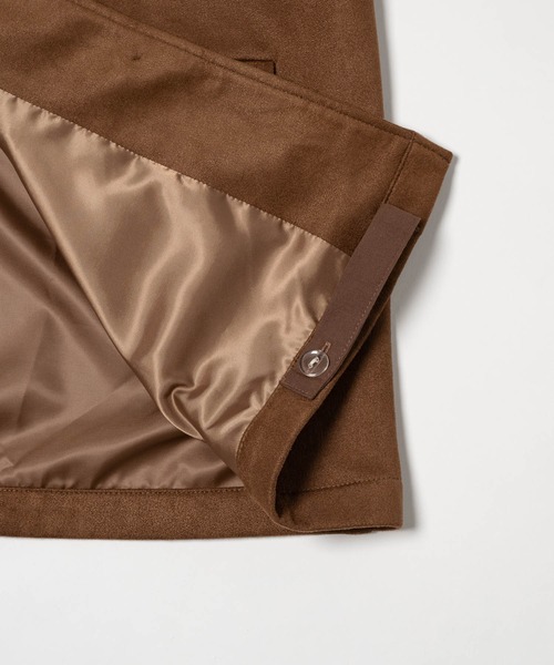 OLUN(オルン)の「suede blouson/スエードブルゾン(その他アウター・レディース・ブラウン/ベージュ・MEDIUM/SMALL)」の5枚目の写真
