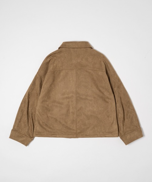 OLUN(オルン)の「suede blouson/スエードブルゾン(その他アウター・レディース・ブラウン/ベージュ・MEDIUM/SMALL)」の10枚目の写真