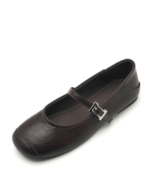 SPUR(シュプール)の「Adelin Soft-Fit Maryjane Flat メリージェーン フラットシューズ 2cm -WA9010 (3color)(バレエシューズ・レディース・ブラック/ブラウン/アイボリー・22.5cm/23cm/23.5cm/24cm/24.5cm/25cm)」の10枚目の写真