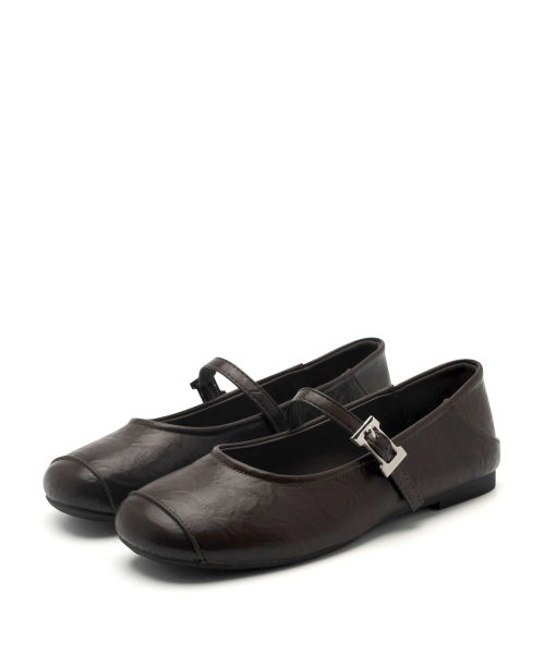 SPUR(シュプール)の「Adelin Soft-Fit Maryjane Flat メリージェーン フラットシューズ 2cm -WA9010 (3color)(バレエシューズ・レディース・ブラック/ブラウン/アイボリー・22.5cm/23cm/23.5cm/24cm/24.5cm/25cm)」の19枚目の写真
