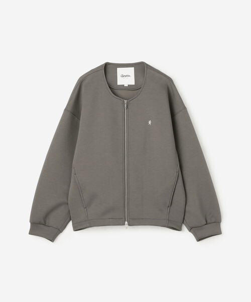 GYMPHLEX(ジムフレックス)の「Gymphlex | ダンボールニット ジップブルゾン MEN(カーディガン/ボレロ・メンズ・チャコール/カーキ系1・L/M)」の3枚目の写真