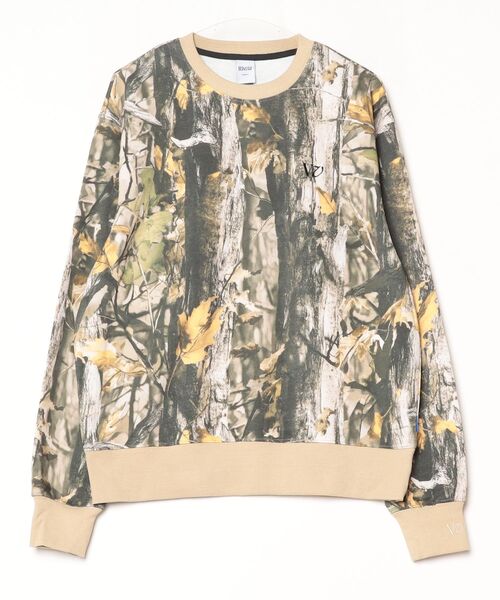 Rivvia PROJECTS(リヴィアプロジェクツ)の「【Rivvia PROJECTS】 VV CREW(スウェット・メンズ・カモフラージュ・MEDIUM)」の1枚目の写真