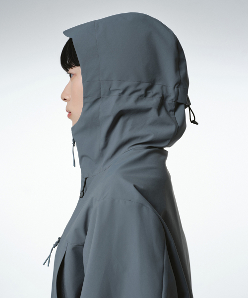MUSINSA STANDARD WOMAN（ムシンサスタンダードウーマン）の「[シティレジャー] ウィメンズシェルターウインドブレーカー [ブルーグレー]（ナイロンジャケット・レディース・その他・X-SMALL/SMALL/MEDIUM/LARGE）」の4枚目の写真