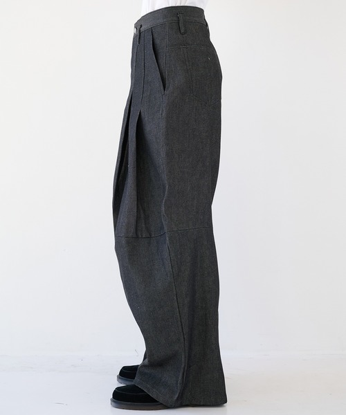SHINYAKOZUKA(シンヤコヅカ)の「【SHINYAKOZUKA】別注 Hi BAGGY DENIM(デニムパンツ・メンズ・ブラック/インディゴブルー・XS/S/M/L)」の5枚目の写真