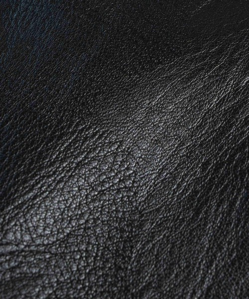 LURAKU（ルラク）の「【LURAKU】Synthetic Leather Zip Blouson/ シンセティックレザージップブルゾン（ブルゾン・メンズ・ブラック/ブラウン・SMALL/MEDIUM/LARGE）」の3枚目の写真