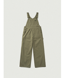 Leaf Herringbone Cotton Overall_Khaki