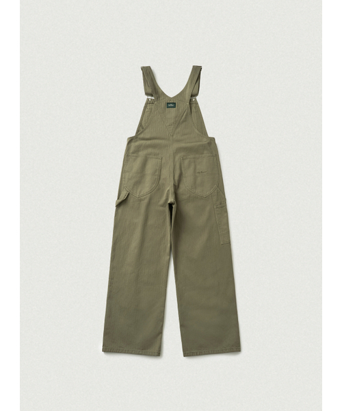 The Barnnet(ザバーネット)の「Leaf Herringbone Cotton Overall_Khaki(サロペット/オーバーオール・レディース・その他・OS)」の2枚目の写真