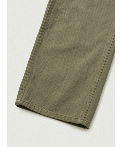 The Barnnet(ザバーネット)の「Leaf Herringbone Cotton Overall_Khaki(サロペット/オーバーオール・レディース・その他・OS)」の7枚目の写真