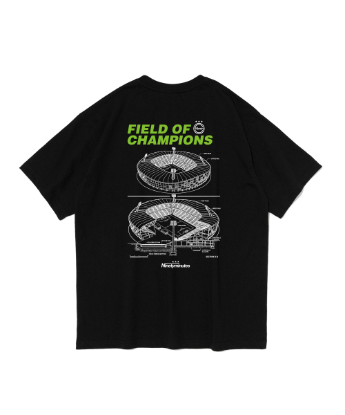 NINETYMINUTES(ナインティーミニッツ)の「スタジアム ブループリント 半袖Tシャツ (ブラック)(Tシャツ/カットソー・メンズ・その他・2XL/LARGE/SMALL/X-LARGE/MEDIUM)」の3枚目の写真