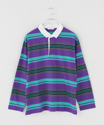 ラガーシャツ」に該当するパープル/紫色系のファッション通販 - ZOZOTOWN