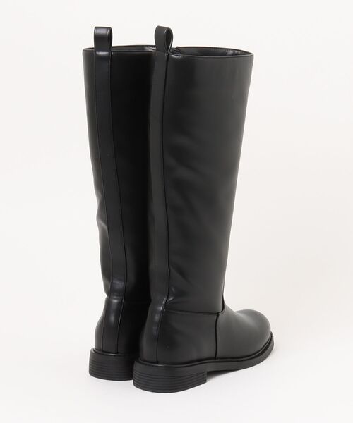 carino(カリーノ)の「【レイン対応】ロングブーツ(ブーツ・レディース・ダークブラウン/ブラック・L/M/S/LL)」の3枚目の写真