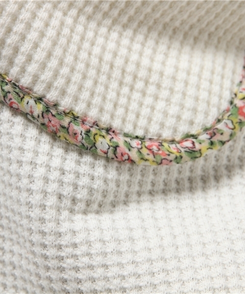 POU DOU DOU（プードゥドゥ）の「花柄パイピングポケットプルオーバー（Tシャツ/カットソー・レディース・ピンク/アイボリー/ネイビー・3）」の11枚目の写真