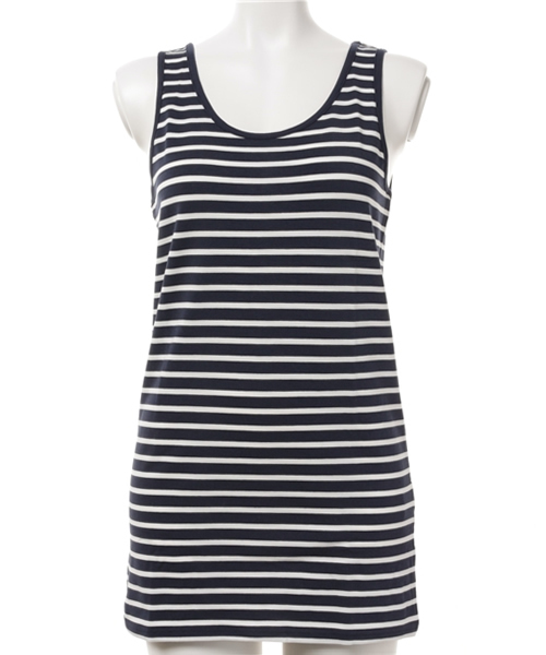 REAL CUBE（リアルキューブ）の「【UV99%CUT】REAL CUBE 極上素材コットンモダールタンクトップ（タンクトップ・レディース・杢グレー/ホワイト×グレー/ブラック系その他/ブルー系その他/グレイッシュベージュ/オフホワイト/ライトベージュ/ブラック/ネイビー/ベージュ系その他/ホワイト×ネイビー/モカ/ダークブルー/ブラウン・42/38/40/36）」の4枚目の写真