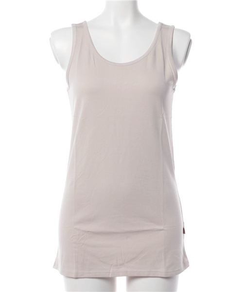 REAL CUBE（リアルキューブ）の「【UV99%CUT】REAL CUBE 極上素材コットンモダールタンクトップ（タンクトップ・レディース・杢グレー/ホワイト×グレー/ブラック系その他/ブルー系その他/グレイッシュベージュ/オフホワイト/ライトベージュ/ブラック/ネイビー/ベージュ系その他/ホワイト×ネイビー/モカ/ダークブルー/ブラウン・42/38/40/36）」の10枚目の写真