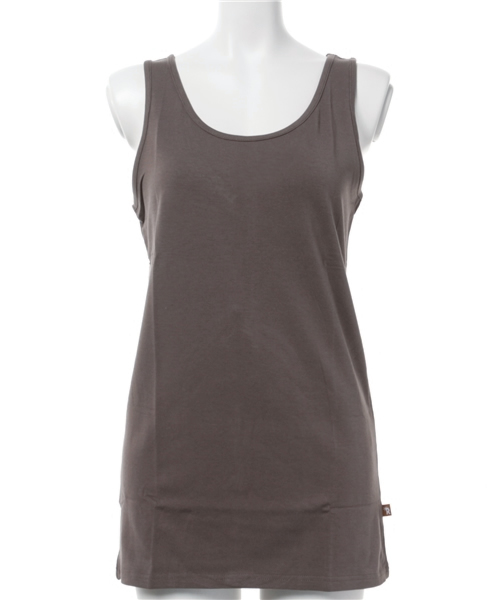 REAL CUBE（リアルキューブ）の「【UV99%CUT】REAL CUBE 極上素材コットンモダールタンクトップ（タンクトップ・レディース・杢グレー/ホワイト×グレー/ブラック系その他/ブルー系その他/グレイッシュベージュ/オフホワイト/ライトベージュ/ブラック/ネイビー/ベージュ系その他/ホワイト×ネイビー/モカ/ダークブルー/ブラウン・42/38/40/36）」の9枚目の写真