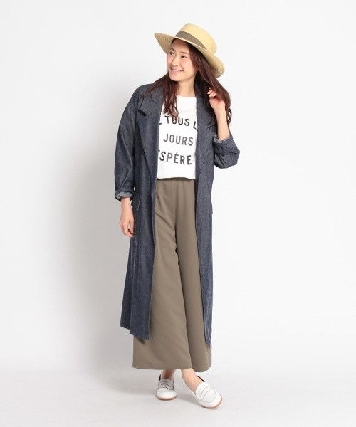 HusHusH（ハッシュアッシュ）の「デニムベルテッドコート（その他アウター・レディース・ブルー/ブルー系1・03/02）」の9枚目の写真