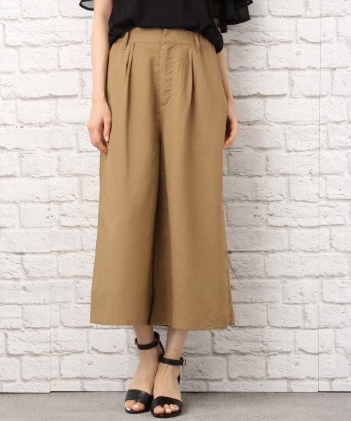 LEPSIM（レプシィム）の「GRINFILミディガウチョ 711449（その他パンツ・レディース・ブラック/キャメル/オフホワイト・MEDIUM/LARGE）」の3枚目の写真