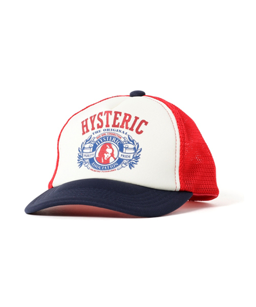 JOEY HYSTERIC(ジョーイヒステリック)の「HYS ASSOCIATION メッシュキャップ(キャップ・キッズ・ブラック/ブルー系その他/ブルー系その他2・LARGE/MEDIUM)」の3枚目の写真