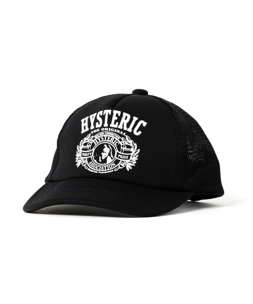JOEY HYSTERIC(ジョーイヒステリック)の「HYS ASSOCIATION メッシュキャップ(キャップ・キッズ・ブラック/ブルー系その他/ブルー系その他2・LARGE/MEDIUM)」の2枚目の写真
