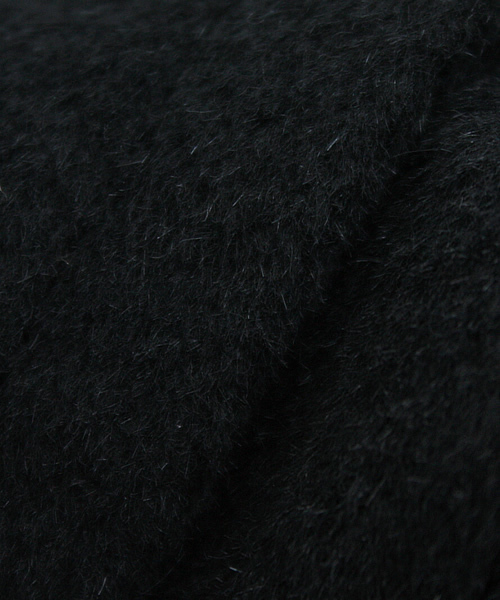 Abahouse Devinette（ドゥヴィネット）の「アンゴラウール（その他アウター・レディース・ブラック/ベージュ・2/1）」の6枚目の写真