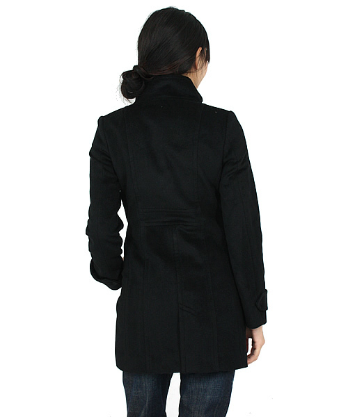 Abahouse Devinette（ドゥヴィネット）の「アンゴラウール（その他アウター・レディース・ブラック/ベージュ・2/1）」の10枚目の写真