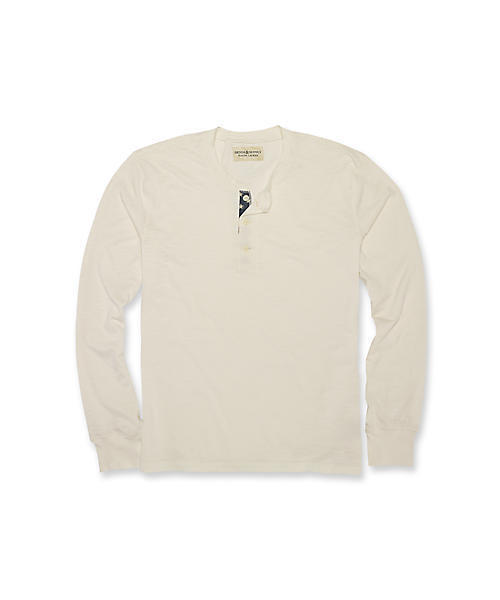 Denim & Supply Ralph Lauren(デニムアンドサプライラルフローレン)の「フラッグプラケット ジャージー ヘンリー(Tシャツ/カットソー・メンズ・クリーム・X-SMALL/SMALL/MEDIUM/LARGE/X-LARGE)」の5枚目の写真