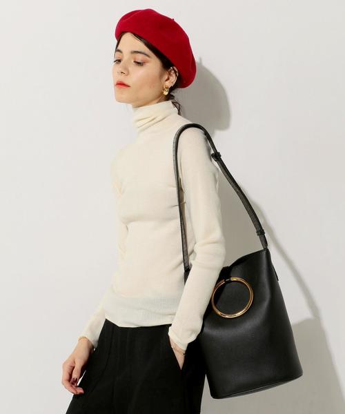 UNITED ARROWS（ユナイテッドアローズ）の「UBBT W/CA 16G リブ タートルネック ニット◆（ニット/セーター・レディース・オフホワイト/ブラック/グレー/オレンジ系その他/コバルトブルー・FREE）」の16枚目の写真