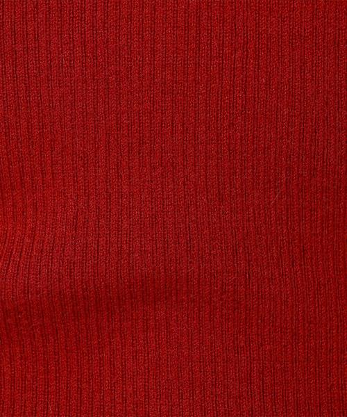 UNITED ARROWS（ユナイテッドアローズ）の「UBBT W/CA 16G リブ タートルネック ニット◆（ニット/セーター・レディース・オフホワイト/ブラック/グレー/オレンジ系その他/コバルトブルー・FREE）」の11枚目の写真