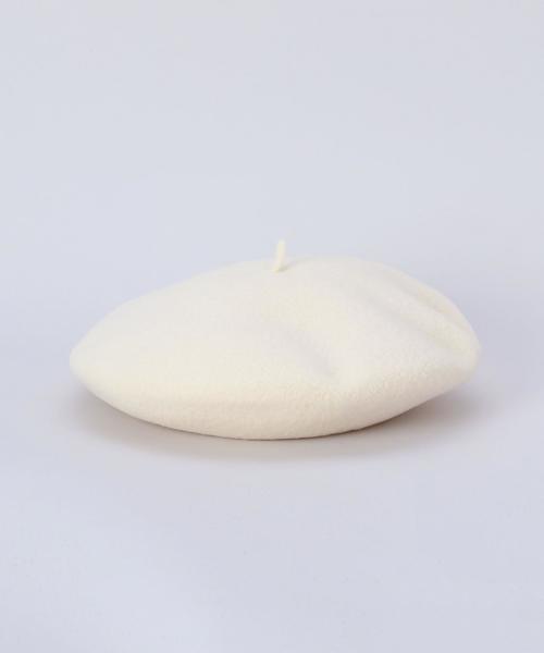 BEAUTY&YOUTH UNITED ARROWS（ビューティーアンドユースユナイテッドアローズ）の「＜MHL＞BERET/ﾍﾞﾚｰ帽.（ハンチング/ベレー帽・レディース・オフホワイト/グレー・FREE）」の2枚目の写真