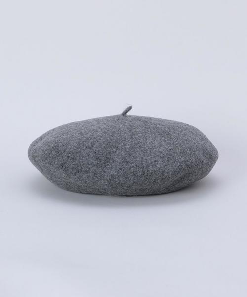 BEAUTY&YOUTH UNITED ARROWS（ビューティーアンドユースユナイテッドアローズ）の「＜MHL＞BERET/ﾍﾞﾚｰ帽.（ハンチング/ベレー帽・レディース・オフホワイト/グレー・FREE）」の3枚目の写真