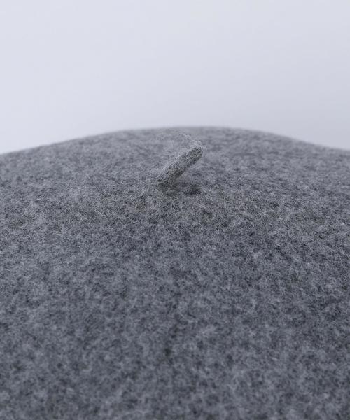 BEAUTY&YOUTH UNITED ARROWS（ビューティーアンドユースユナイテッドアローズ）の「＜MHL＞BERET/ﾍﾞﾚｰ帽.（ハンチング/ベレー帽・レディース・オフホワイト/グレー・FREE）」の5枚目の写真