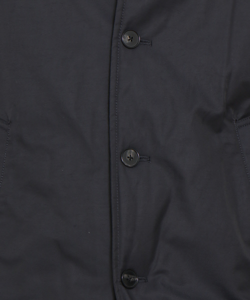 MYSELF ABAHOUSE（マイセルフアバハウス）の「【本物のダウン】ステンカラーコート河田ダウン | マイセルフ（ダウンジャケット/コート・メンズ・ネイビー/カーキ・MEDIUM/SMALL/LARGE）」の9枚目の写真