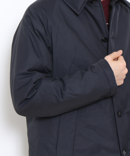 MYSELF ABAHOUSE（マイセルフアバハウス）の「【本物のダウン】ステンカラーコート河田ダウン | マイセルフ（ダウンジャケット/コート・メンズ・ネイビー/カーキ・MEDIUM/SMALL/LARGE）」の13枚目の写真