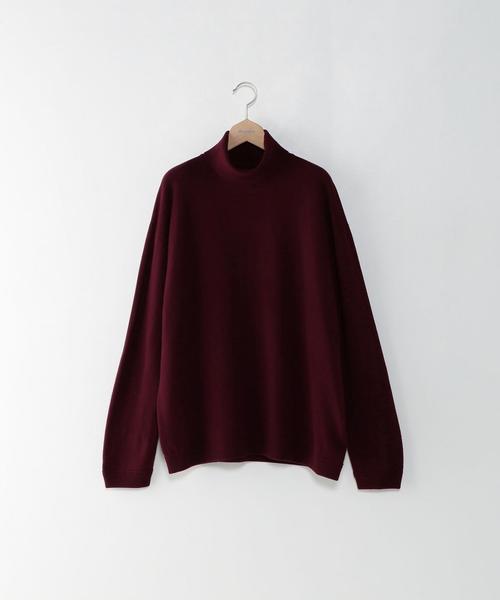 crepuscule(クレプスキュール)の「<crepuscule> WO TTL/ニット(ニット/セーター・メンズ・ワインレッド/ブラック/ダークブラウン・2/1)」の3枚目の写真