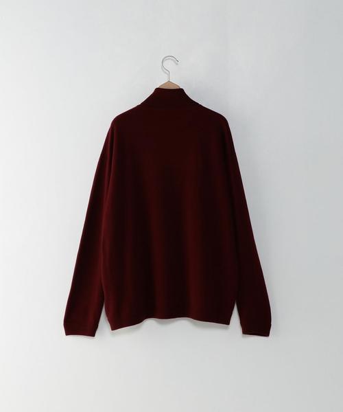 crepuscule(クレプスキュール)の「<crepuscule> WO TTL/ニット(ニット/セーター・メンズ・ワインレッド/ブラック/ダークブラウン・2/1)」の10枚目の写真