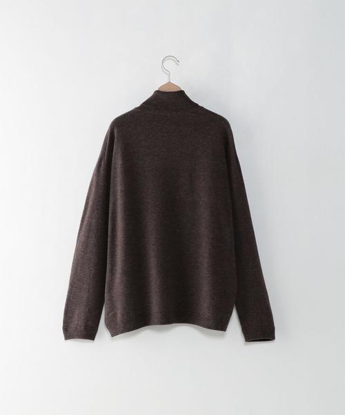 crepuscule(クレプスキュール)の「<crepuscule> WO TTL/ニット(ニット/セーター・メンズ・ワインレッド/ブラック/ダークブラウン・2/1)」の15枚目の写真