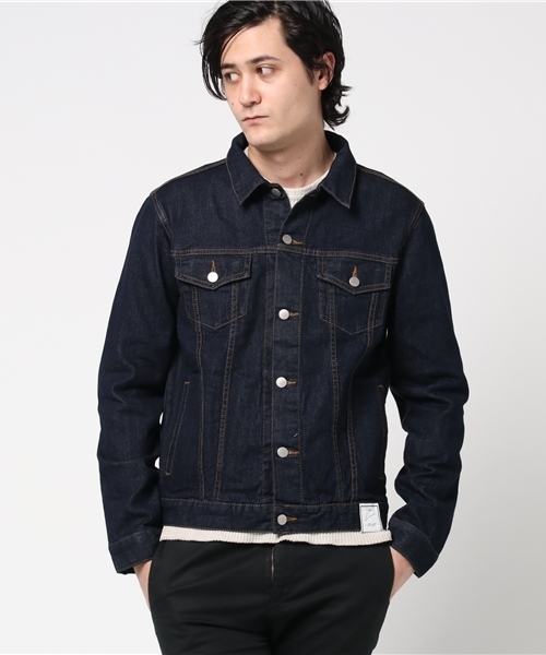 WEGO（ウィゴー）の「WEGO/ストレッチデニムジャケット（デニムジャケット・メンズ・ダークインディゴブルー/ライトインディゴブルー/ブルー系その他/ブルー系その他2/ブラック・LARGE/SMALL/MEDIUM/X-LARGE）」の20枚目の写真