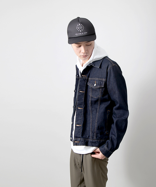 WEGO（ウィゴー）の「WEGO/ストレッチデニムジャケット（デニムジャケット・メンズ・ダークインディゴブルー/ライトインディゴブルー/ブルー系その他/ブルー系その他2/ブラック・LARGE/SMALL/MEDIUM/X-LARGE）」の11枚目の写真