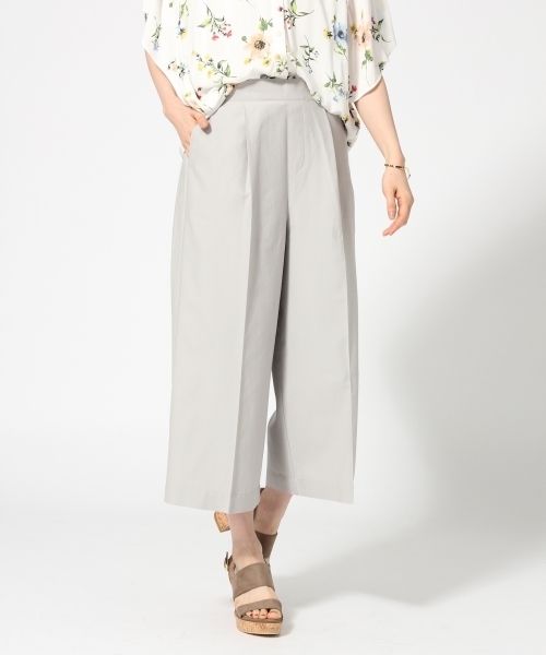 GLOBAL WORK(グローバルワーク)の「【吸水速乾・接触冷感】リンクルワイドパンツ/734318(その他パンツ・レディース・ライトグレー/ベージュ/ネイビー/ブラック/ブラウン・SMALL/LARGE/MEDIUM)」の22枚目の写真