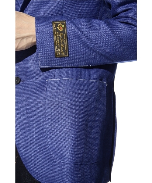 BEAMS F（ビームスエフ）の「BEAMS F / “LORO PIANA”3Bウールリネンジャケット（テーラードジャケット・メンズ・ブルー系その他/ベージュ・95/93/97）」の7枚目の写真