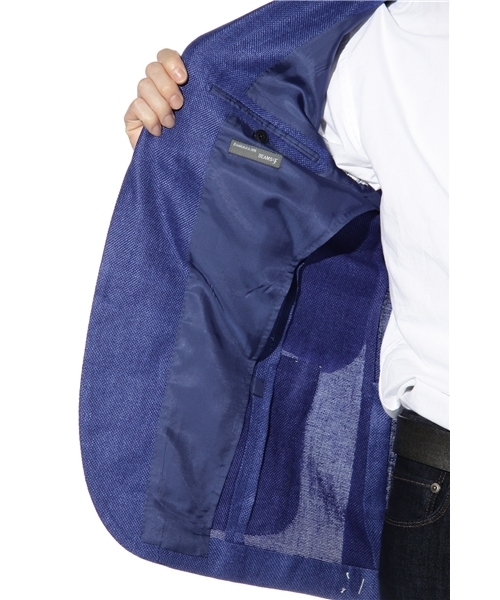 BEAMS F（ビームスエフ）の「BEAMS F / “LORO PIANA”3Bウールリネンジャケット（テーラードジャケット・メンズ・ブルー系その他/ベージュ・95/93/97）」の9枚目の写真