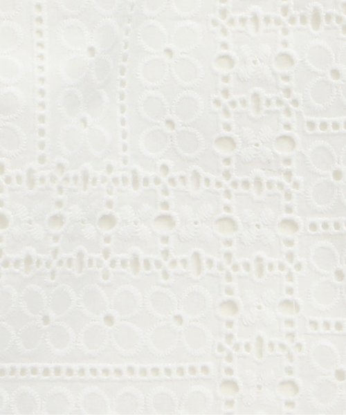 apres les cours（アプレレクール）の「オールオーバーレースチュニック（チュニック・キッズ・オフホワイト/ブルー/イエロー・90/110/130/120/100/80）」の20枚目の写真