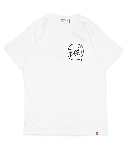 DOUBLE STEAL（ダブルスティール）の「Dou Balloon Tシャツ（Tシャツ/カットソー・メンズ・ホワイト×ブラック/ホワイト×レッド/ブラック/ネイビー/エンジ・MEDIUM/X-LARGE/LARGE）」の2枚目の写真