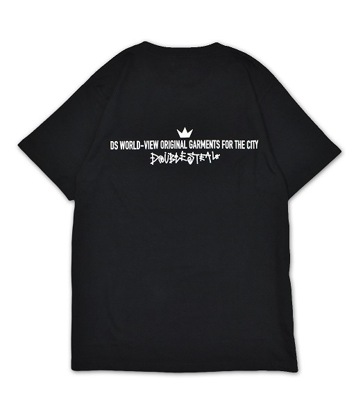 DOUBLE STEAL（ダブルスティール）の「Dou Balloon Tシャツ（Tシャツ/カットソー・メンズ・ホワイト×ブラック/ホワイト×レッド/ブラック/ネイビー/エンジ・MEDIUM/X-LARGE/LARGE）」の3枚目の写真